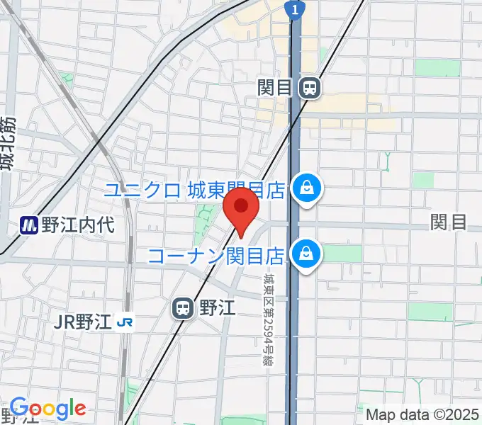 アトリエS-paceの地図