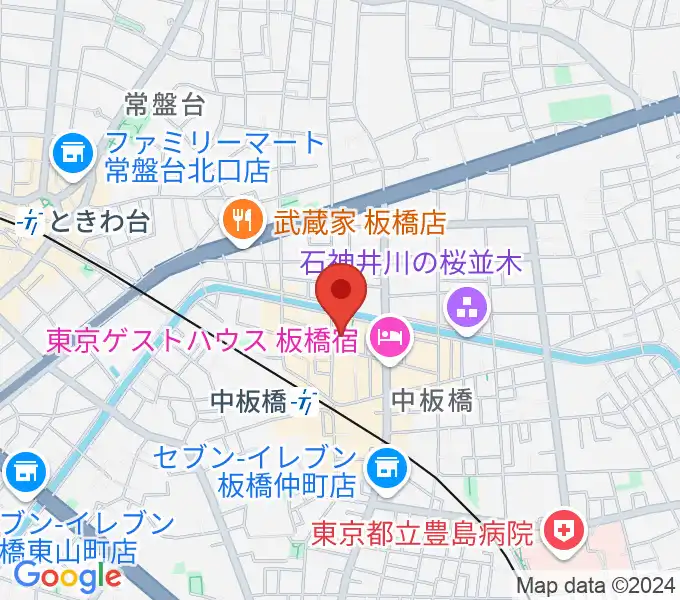 新生館スタジオの地図