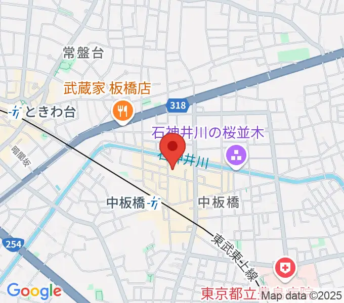 新生館スタジオの地図