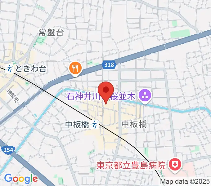 新生館スタジオの地図
