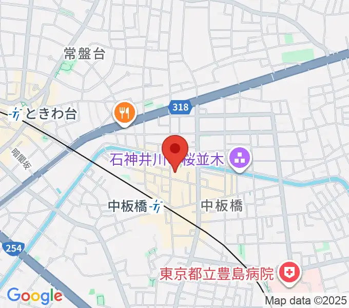 新生館スタジオの地図