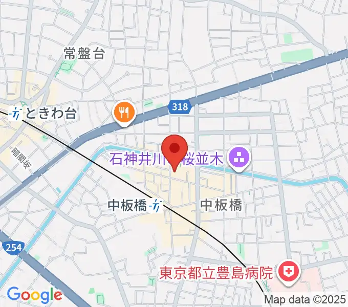 新生館スタジオの地図