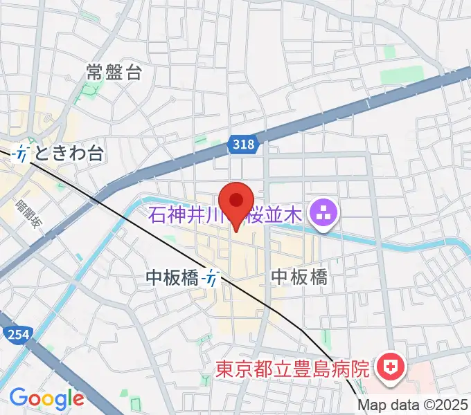 新生館スタジオの地図