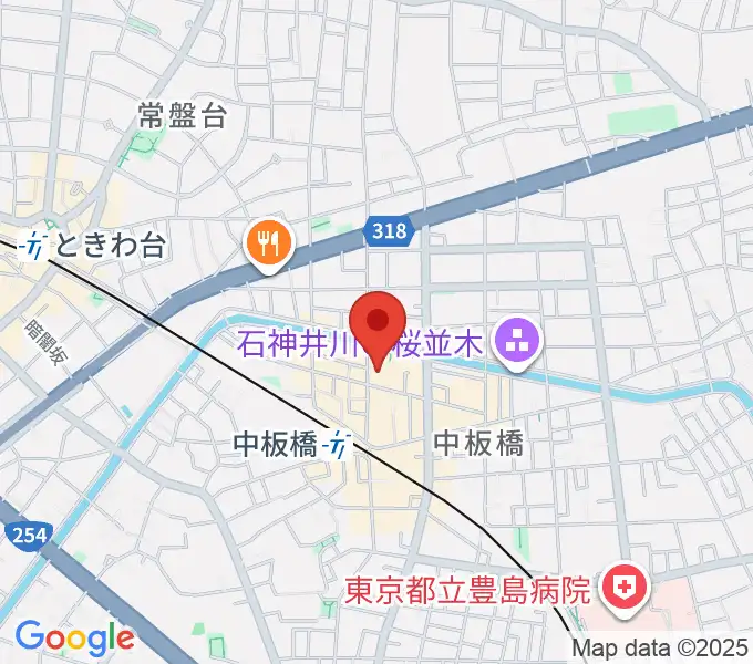 新生館スタジオの地図