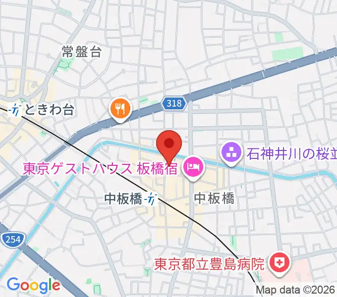 新生館スタジオの地図