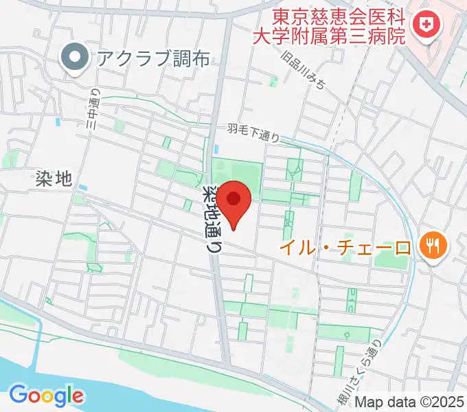 音楽教室『箱』の地図