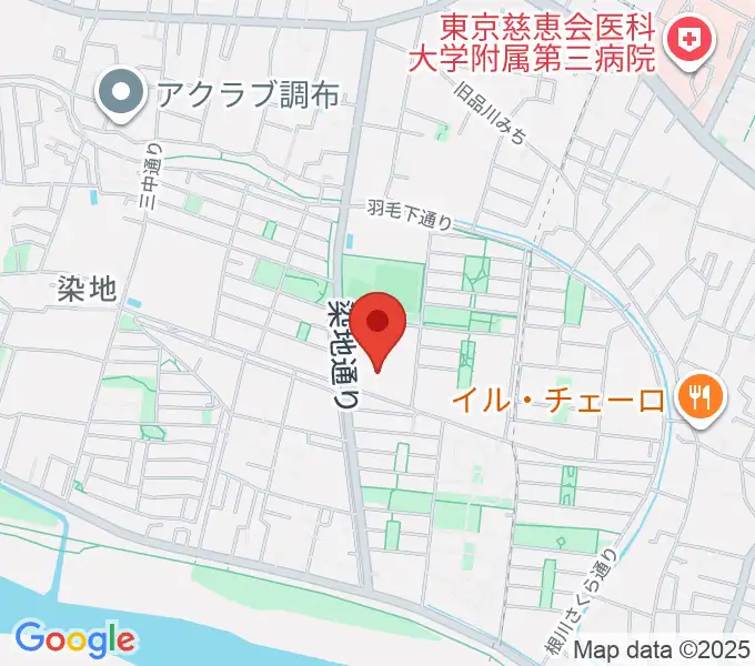 音楽教室『箱』の地図