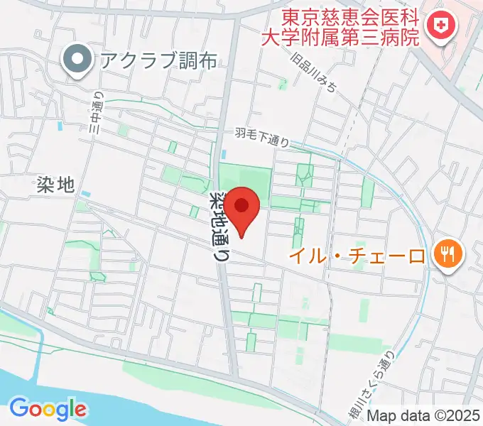 音楽教室『箱』の地図