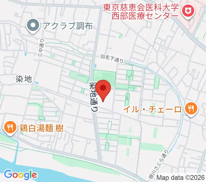 音楽教室『箱』の地図