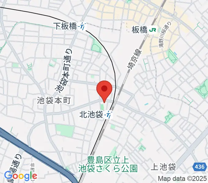 新生館シアターの地図