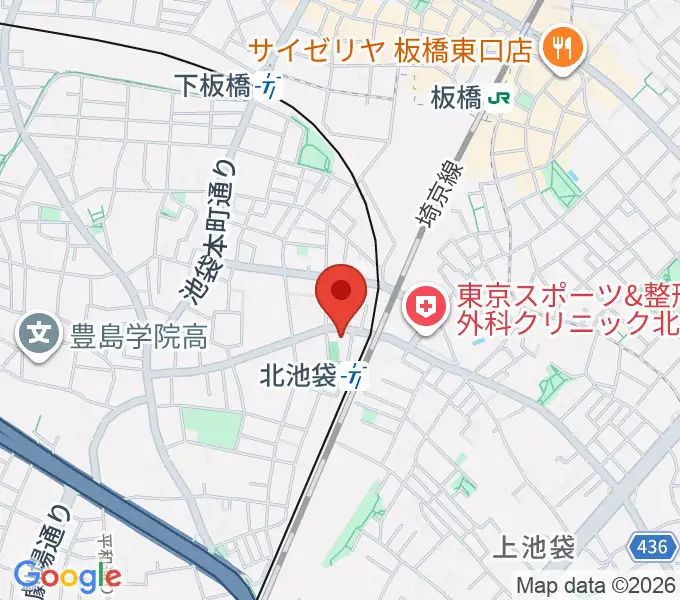 新生館シアターの地図