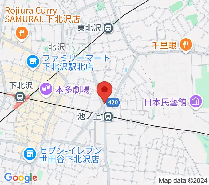 あ～とすぺ～すMASUOの地図