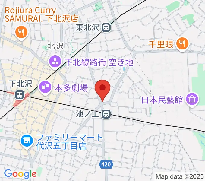 あ～とすぺ～すMASUOの地図