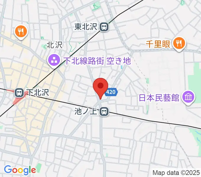 あ～とすぺ～すMASUOの地図