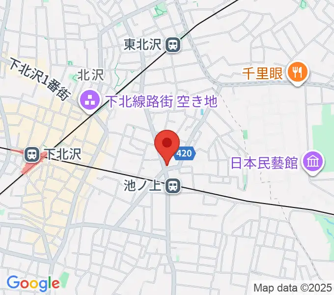 あ～とすぺ～すMASUOの地図
