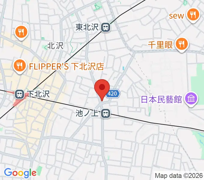 あ～とすぺ～すMASUOの地図