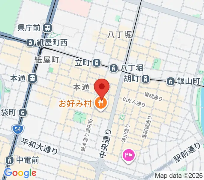 島村楽器 広島パルコ店  の地図