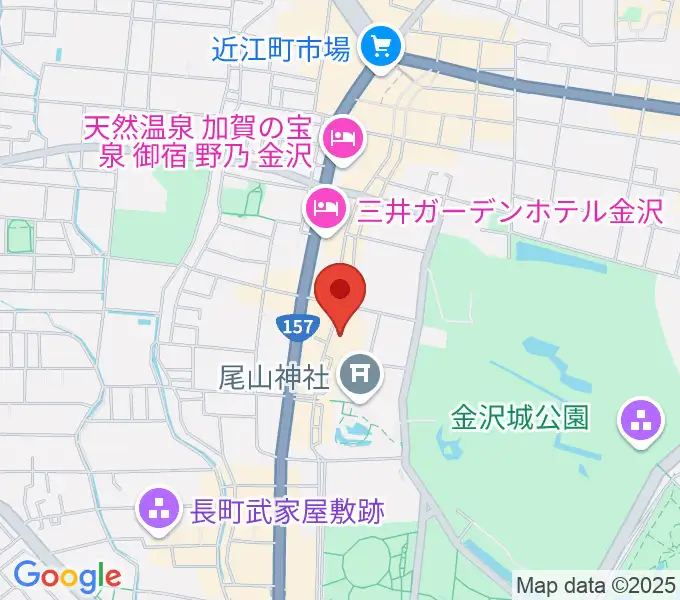 石川県文教会館の地図