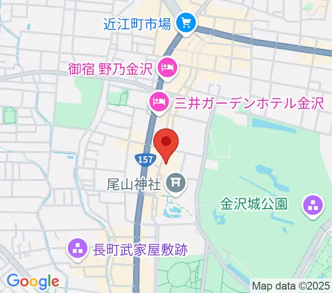 石川県文教会館の地図