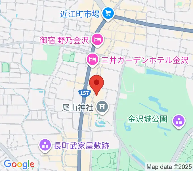 石川県文教会館の地図