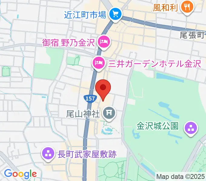 石川県文教会館の地図