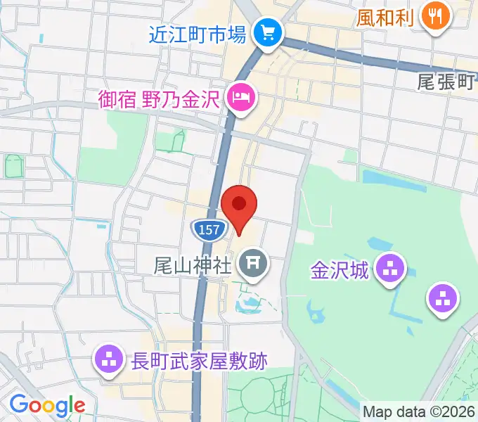 石川県文教会館の地図