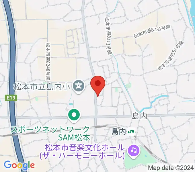 ミュージックプラザオグチ島内店の地図