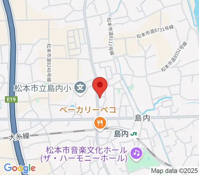 ミュージックプラザオグチ島内店の地図