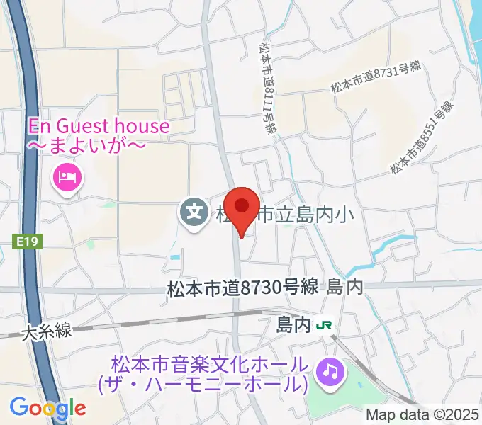 ミュージックプラザオグチ島内店の地図