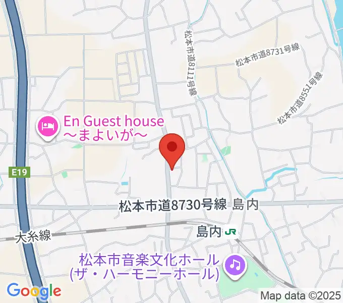 ミュージックプラザオグチ島内店の地図