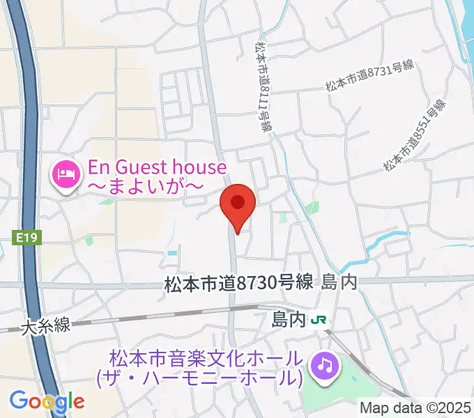 ミュージックプラザオグチ島内店の地図
