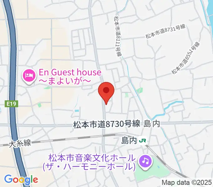 ミュージックプラザオグチ島内店の地図
