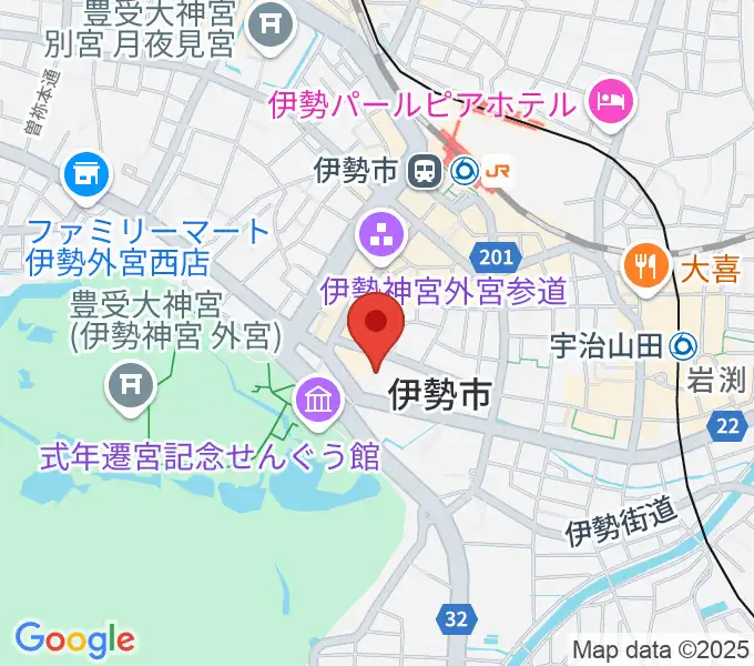 いせシティプラザの地図