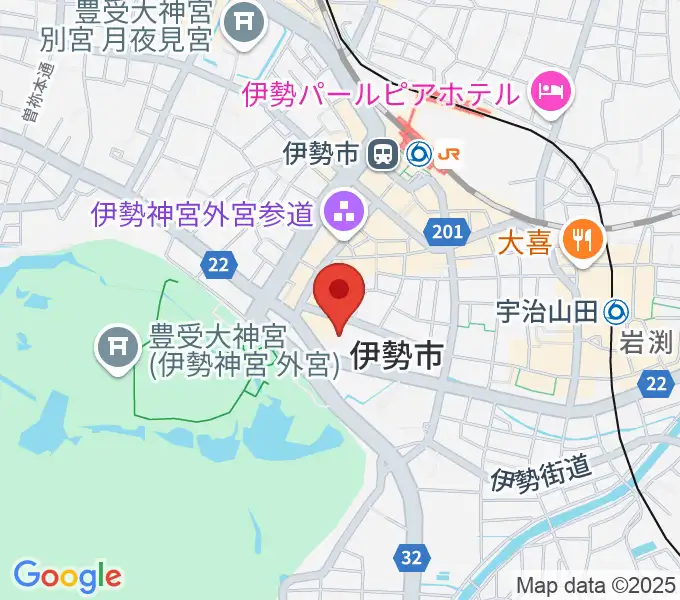 いせシティプラザの地図