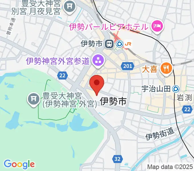 いせシティプラザの地図