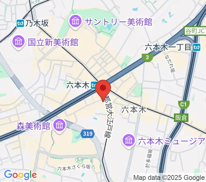 六本木ノチェーロの地図
