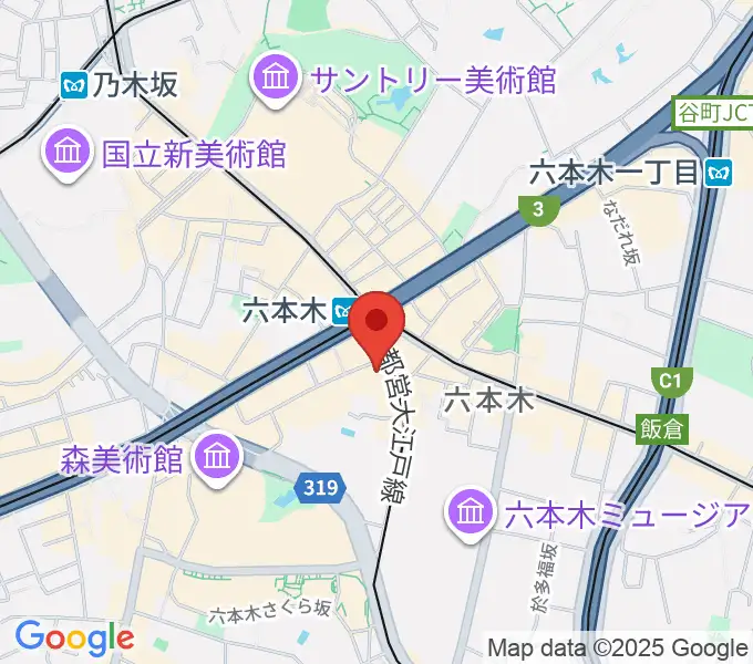六本木ノチェーロの地図