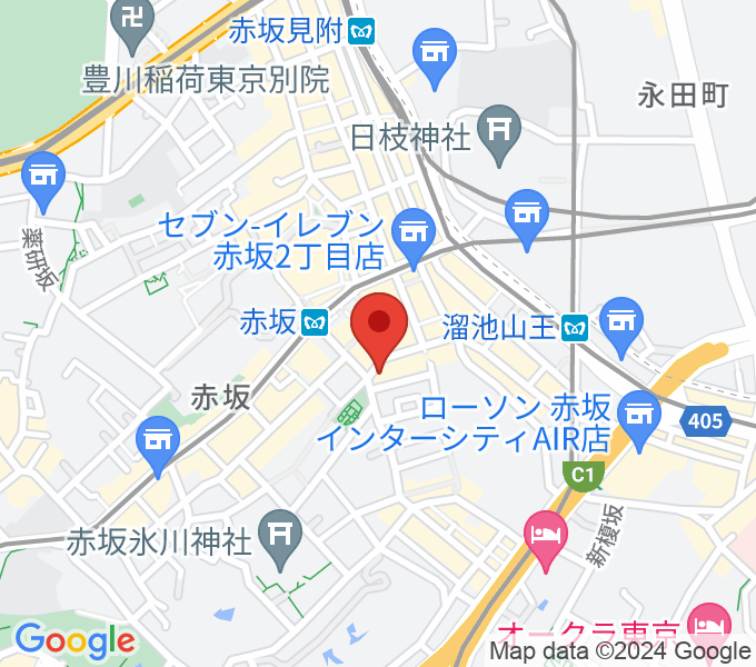 赤坂アンベ・クアトロの場所