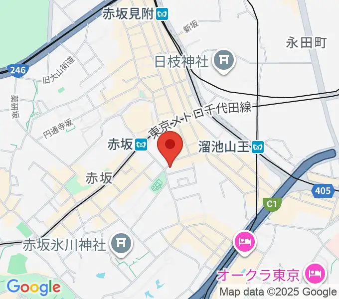 赤坂アンベ・クアトロの地図