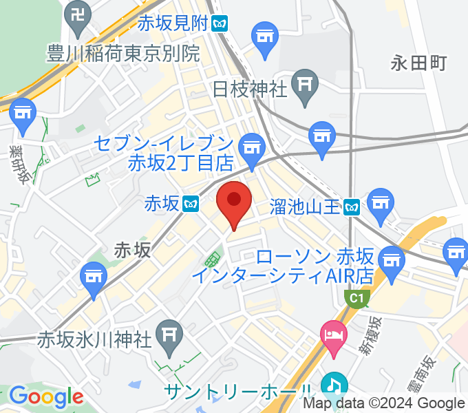 赤坂G's barの場所