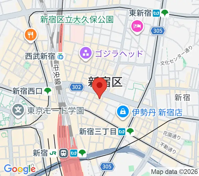 新宿リットバーの地図