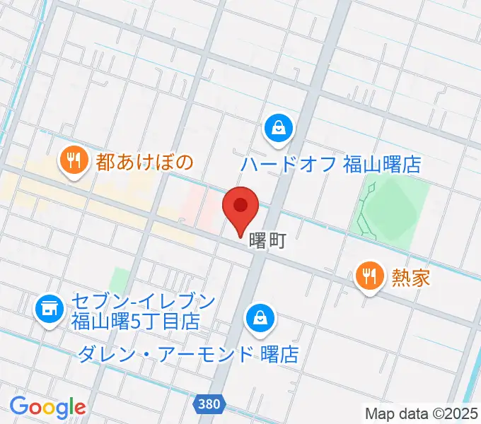音楽館ピアノプラザ福山店の地図