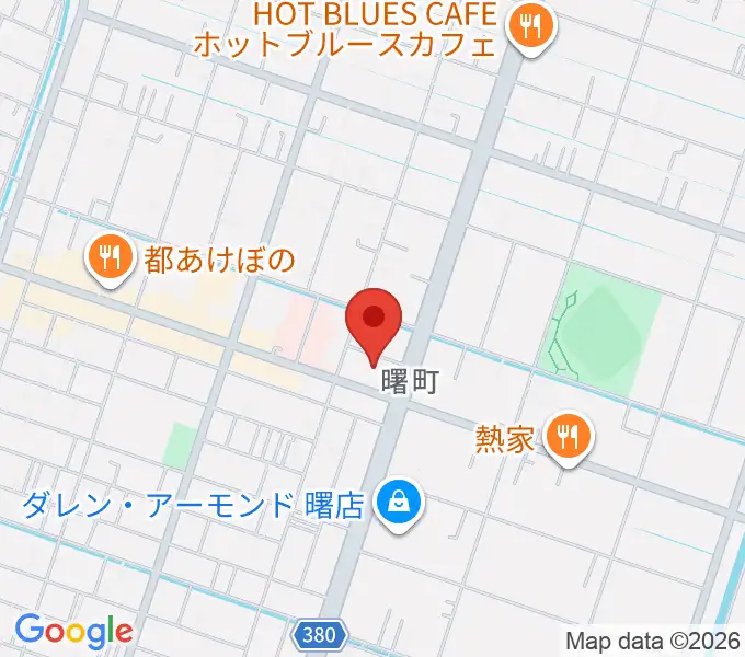 音楽館ピアノプラザ福山店の地図