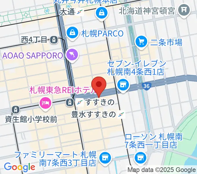 札幌クロスロードの地図