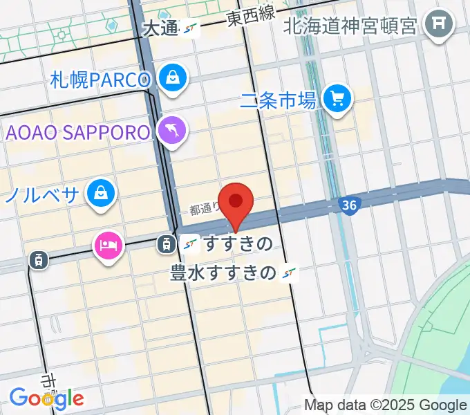 札幌クロスロードの地図