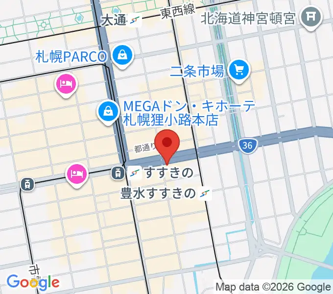 札幌クロスロードの地図