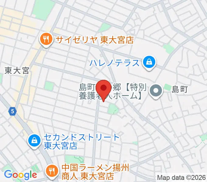 音楽教室 Music Friendsの地図