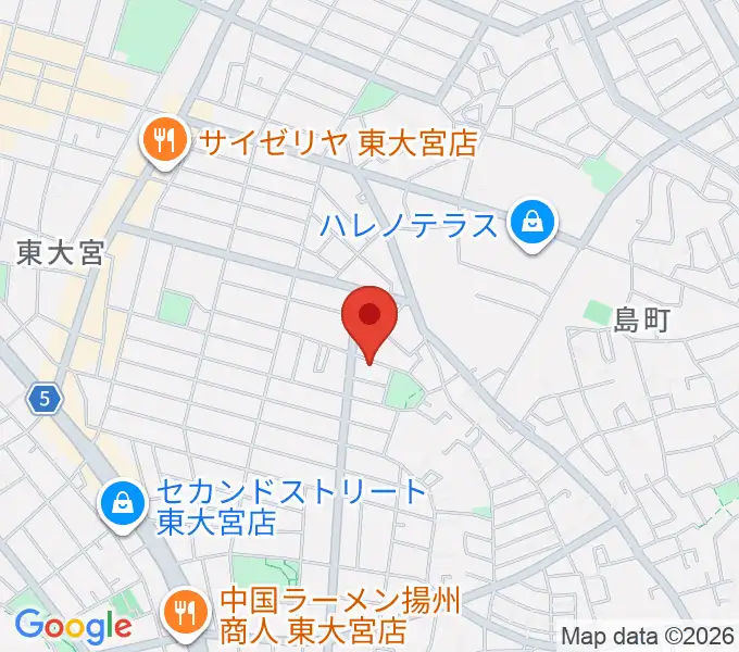 音楽教室 Music Friendsの地図