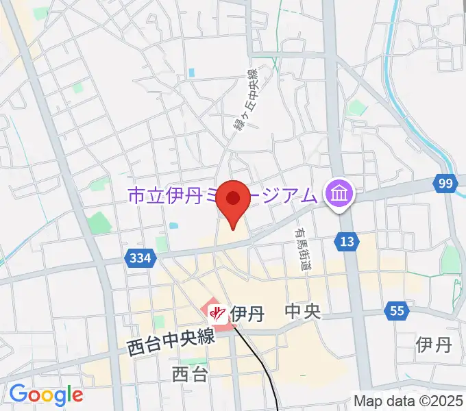 東リ いたみホールの地図