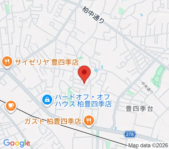 さかじり音楽教室の地図